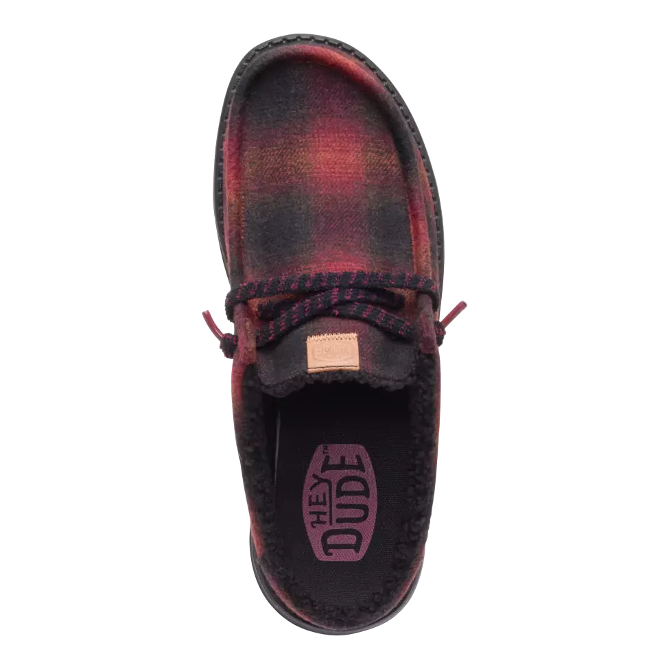 Wally Slip Cozy Plaid 